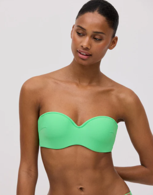 Bikini bandeau mint green Ysabel Mora