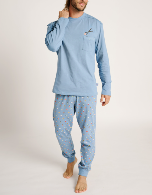 Pijama Algodón hombre Sushi