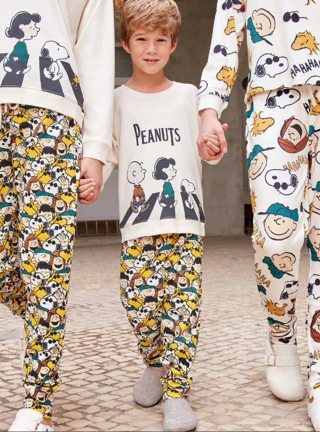 Pijama unisex infantil Snoopy