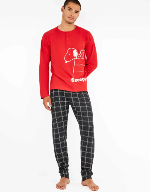 Pijama snoopy rojo
