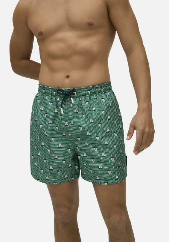 Bañador medio estampado Ysabel Mora 90314