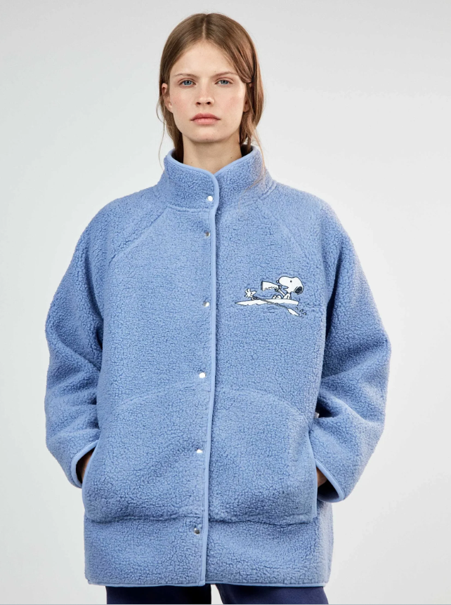 Chaqueta de Snoopy en felpa perchada Gisela
