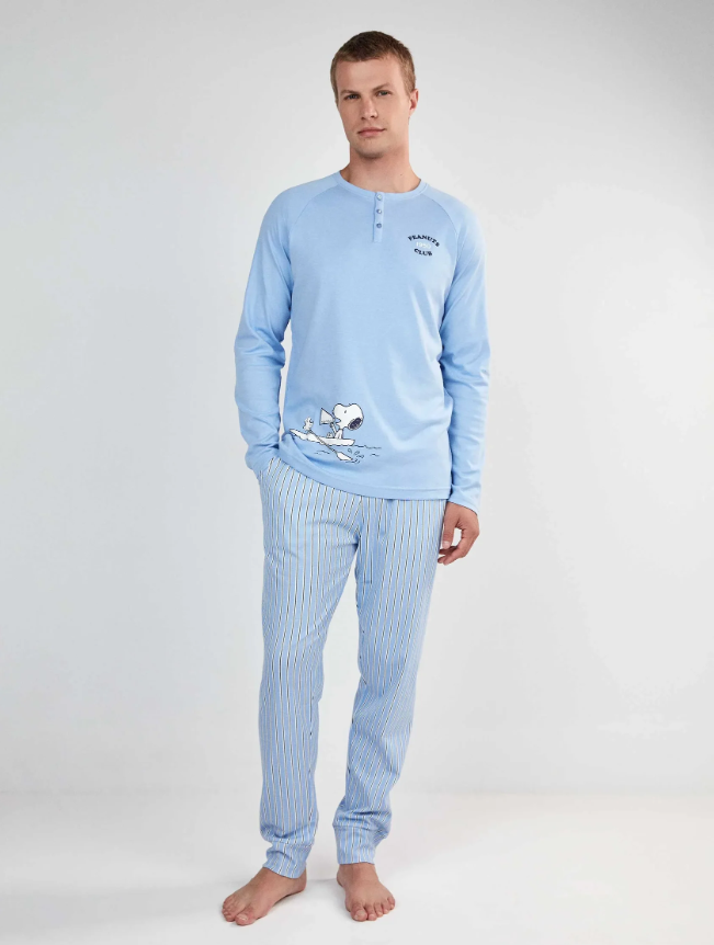 Pijama celeste Snoopy Gisela