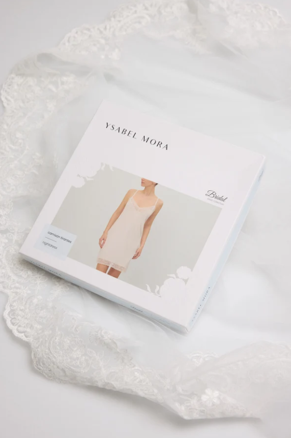 Camisón tirantes satén blanco Ysabel Mora - Imagen 6