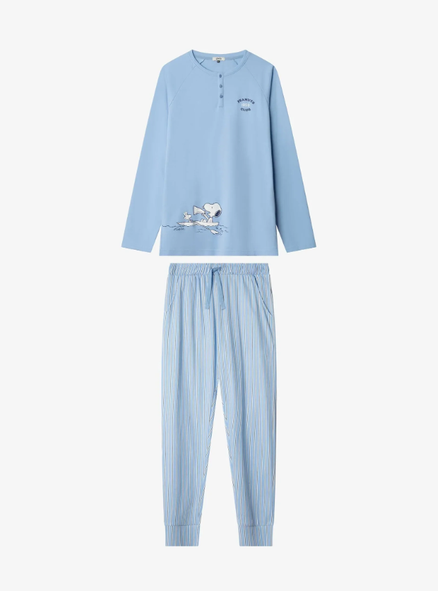 Pijama celeste Snoopy Gisela - Imagen 5