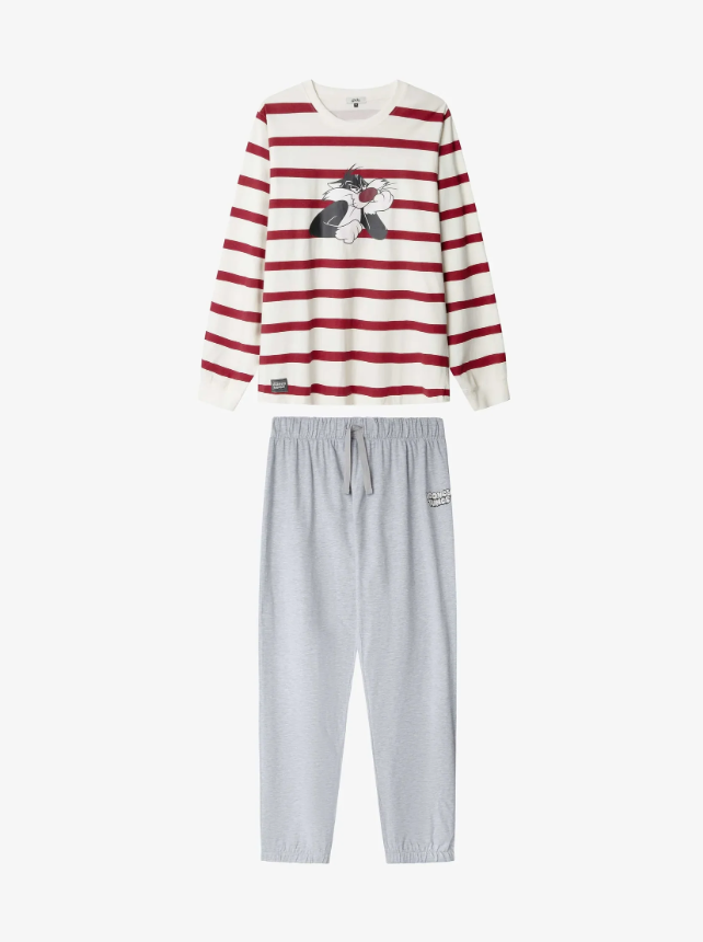 Pijama Looney Tunes rayas Gisela - Imagen 4