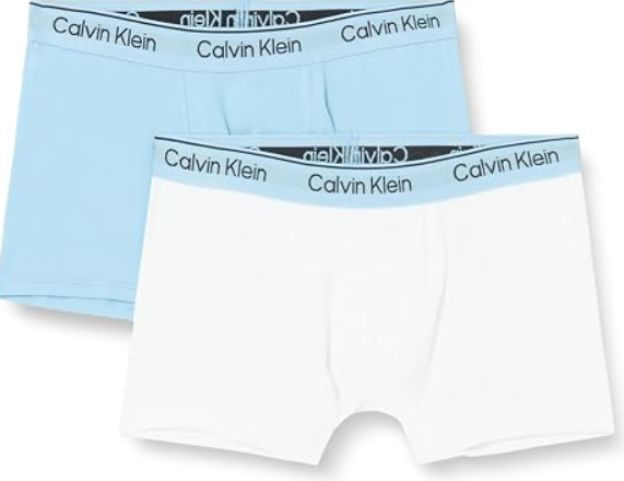 Pack de 2 bóxer para niños Calvin klein celeste - Imagen 3
