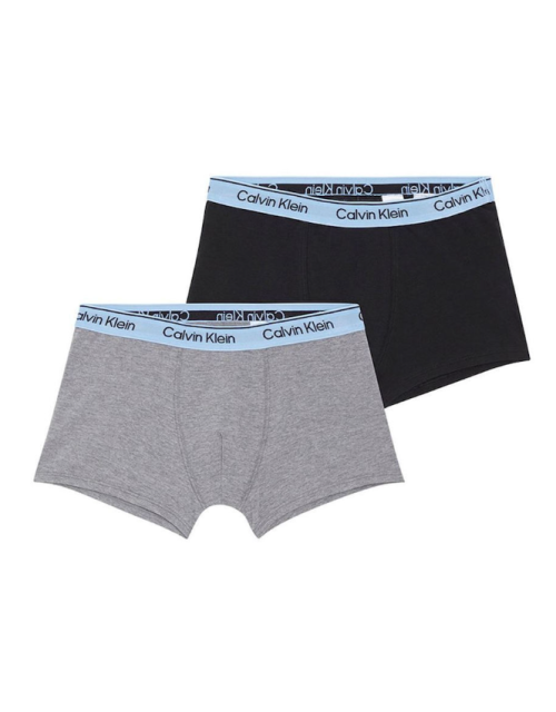 Pack de 2 bóxer para niño Calvin klein , gris y negro
