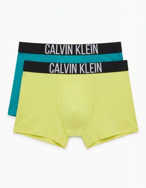 Pack 2 bóxer para niño Calvin klein , amarillo y verde