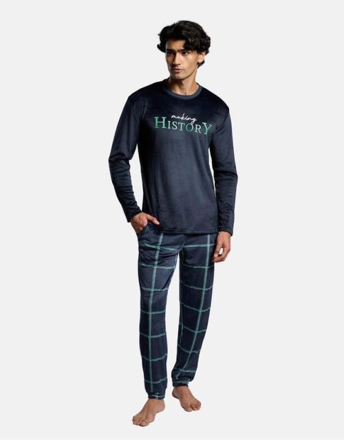 Pijama terciopelo hombre MUYDEMI 26405